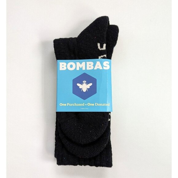 Bombas Other - Bombas Calf Length Black Fleck Socks Men's 6-9 Women's 8-10 NEW